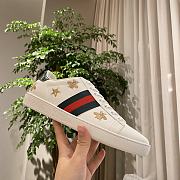 Gucci Women Ace Embroidered Low White  - 2