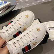 Gucci Women Ace Embroidered Low White  - 4
