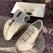 Gucci Women Off White Vintage Logo Rhyton Sneakers  - 1