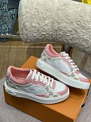 Louis Vuitton Los tenis Time Out Pink  - 6