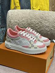 Louis Vuitton Los tenis Time Out Pink  - 5