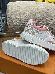 Louis Vuitton Los tenis Time Out Pink  - 2