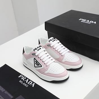 Prada District perforated leather sneakers Pink 