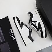 Prada District perforated leather sneakers Black&White - 6