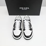 Prada District perforated leather sneakers Black&White - 3
