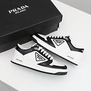 Prada District perforated leather sneakers Black&White - 2