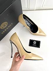 Versace PIN-POINT PUMPS Beige - 4