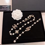 WHITE PEARL LONG NECKLACE - 6