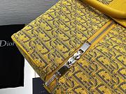 Christian Dior Lingot Duffle Bag Oblique Jacquard 50 Yellow Size 50x25x21.5 cm - 5