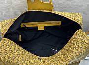 Christian Dior Lingot Duffle Bag Oblique Jacquard 50 Yellow Size 50x25x21.5 cm - 2