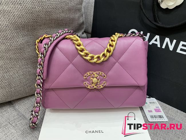 Chanel 19 On Chain 2019 purple Size 26x16x9 cm - 1