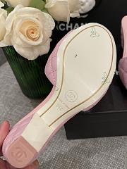 Chanel Mules 2022 Light Pink Shiny Leather - 5