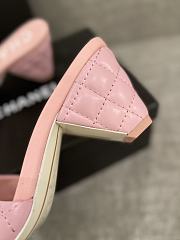 Chanel Mules 2022 Light Pink Shiny Leather - 6