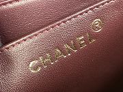 Chanel CF Sheepskin Chain Bag Black Size 30x21x8 cm - 6