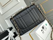 Chanel CF Sheepskin Chain Bag Black Size 30x21x8 cm - 3