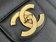 Chanel CF Sheepskin Chain Bag Black Size 30x21x8 cm - 2