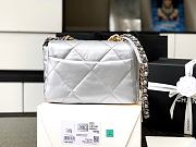 Chanel 19 On Chain 2019 Sliver Size 26x16x9 cm - 4