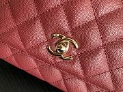 Chanel Coco handle Red Caviar Leather Size 19 cm - 5