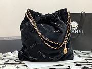 CHANEL Hobo bag  Velvet, Sequins & Gold-Tone Metal Black Size 48x45x10 cm - 2