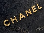 CHANEL Hobo bag  Velvet, Sequins & Gold-Tone Metal Black Size 48x45x10 cm - 6