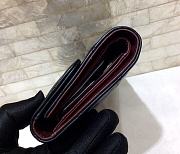 CHANEL Classic Flap Wallet Black Lambskin Leather Size 18.5x10 cm - 4