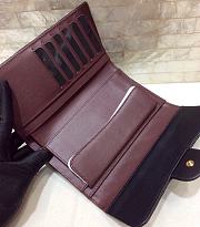 CHANEL Classic Flap Wallet Black Lambskin Leather Size 18.5x10 cm - 2