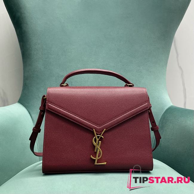 YSL Cassandra top handle Red bag in box saint laurent leather Size 24x10x19.5 cm - 1