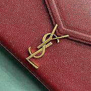 YSL Cassandra top handle Red bag in box saint laurent leather Size 24x10x19.5 cm - 6