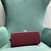 YSL Cassandra top handle Red bag in box saint laurent leather Size 24x10x19.5 cm - 3