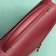 YSL Cassandra top handle Red bag in box saint laurent leather Size 24x10x19.5 cm - 2