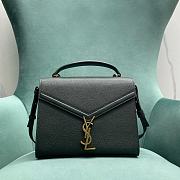 YSL Cassandra top handle Green bag in box saint laurent leather Size 24x10x19.5 cm - 1