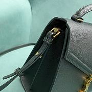 YSL Cassandra top handle Green bag in box saint laurent leather Size 24x10x19.5 cm - 6