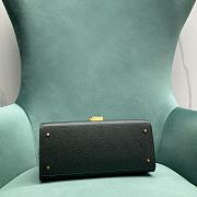 YSL Cassandra top handle Green bag in box saint laurent leather Size 24x10x19.5 cm - 4