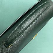 YSL Cassandra top handle Green bag in box saint laurent leather Size 24x10x19.5 cm - 3