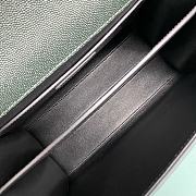 YSL Cassandra top handle Green bag in box saint laurent leather Size 24x10x19.5 cm - 2