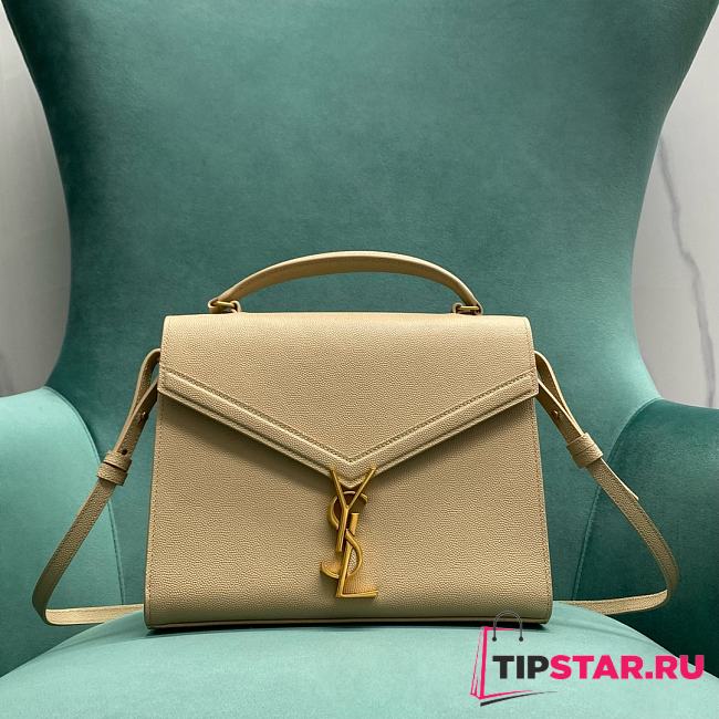 YSL Cassandra top handle Beige bag in box saint laurent leather Size 24x10x19.5 cm - 1