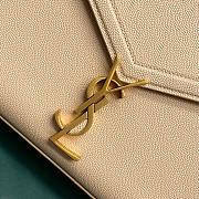 YSL Cassandra top handle Beige bag in box saint laurent leather Size 24x10x19.5 cm - 5