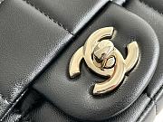 Chanel Mini Flap Bag Bkack Classic Size 16x12x8 cm - 2