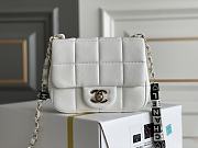 Chanel Mini Flap Bag White Classic Size 16x12x8 cm - 1