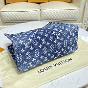 Louis Vuiiton Onthego Denim MM Tote Bag 35×27×14 cm - 6