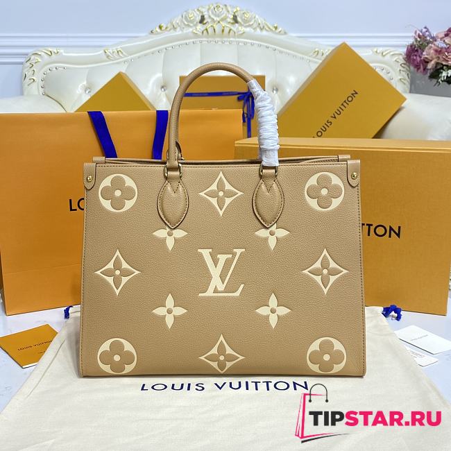 Louis Vuitton Onthego MM arizona&beige Size 35 x 27 x 14 cm - 1