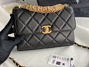 Chanel Diamanté Balck Flap Bag Size 18x13x6 cm - 1