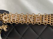 Chanel Diamanté Balck Flap Bag Size 18x13x6 cm - 5