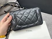 Chanel Woc Lambskin Black Size 19 cm - 5