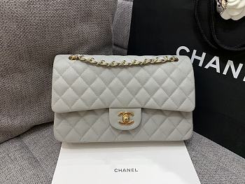 Chanel classic flap Gray Size 25 cm