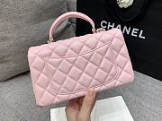 Chane Pink Flap Bag Limited Edition Lion Charm Size 20 x 14 x 7 Cm - 2
