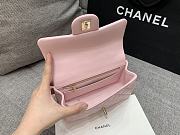 Chane Pink Flap Bag Limited Edition Lion Charm Size 20 x 14 x 7 Cm - 3