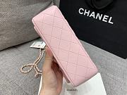 Chane Pink Flap Bag Limited Edition Lion Charm Size 20 x 14 x 7 Cm - 4