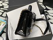 Chanel Small Flap Bag with top handle Black Size 20x17x6 cm - 5
