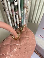 Chanel Coco Pink Caviar Leather Bag Size 29×18×12 cm - 3